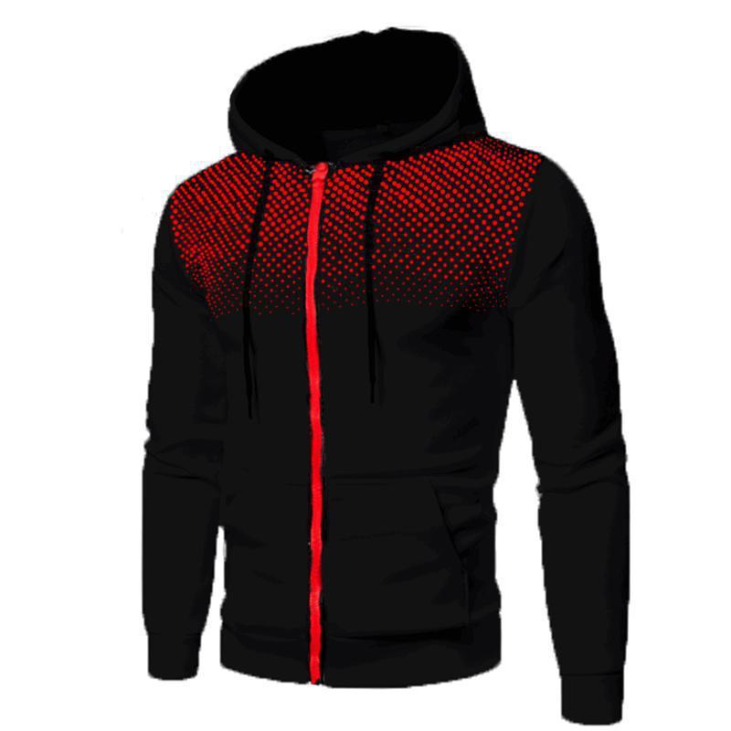 Fashion Men's Solid Color Hooded Pullover Sweater