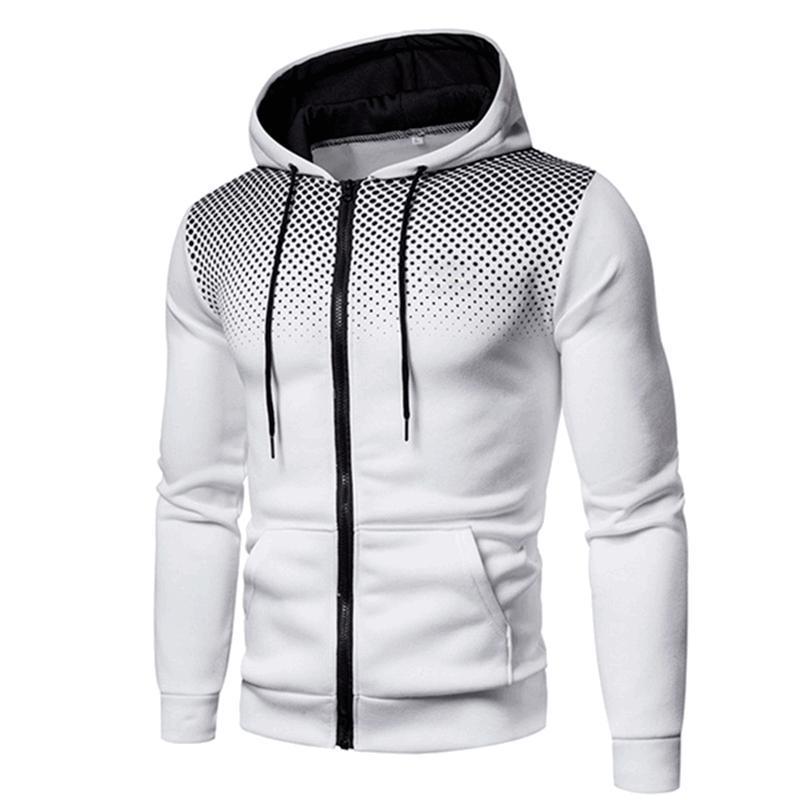 Fashion Men's Solid Color Hooded Pullover Sweater