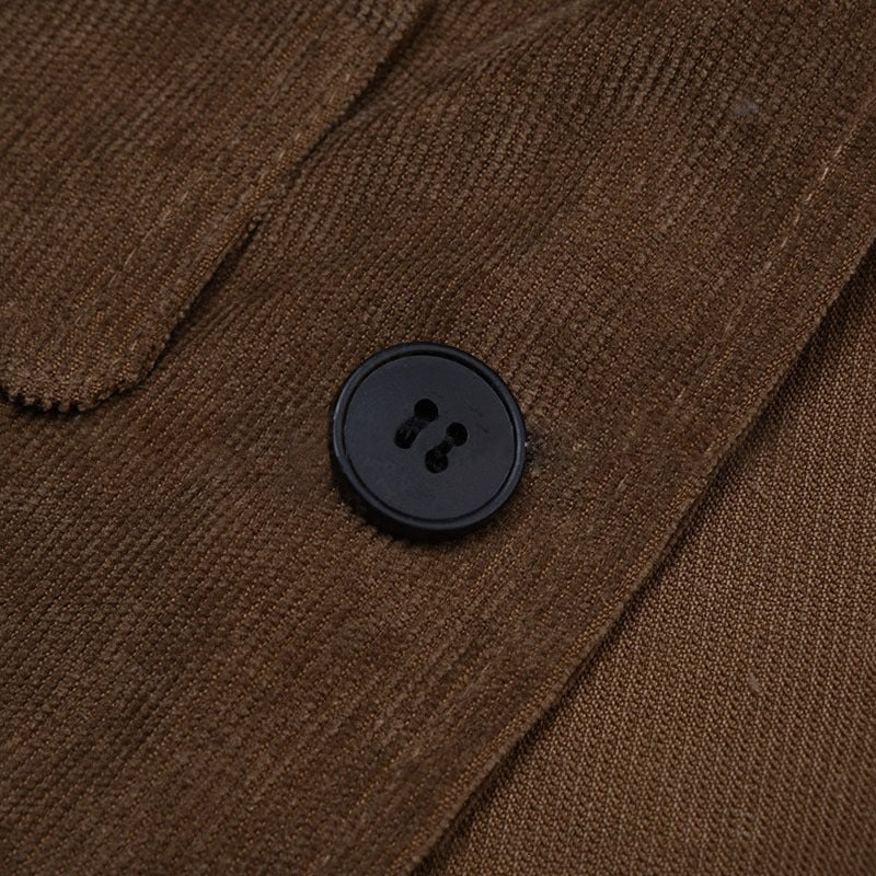 Warm Corduroy Blazer Coat.