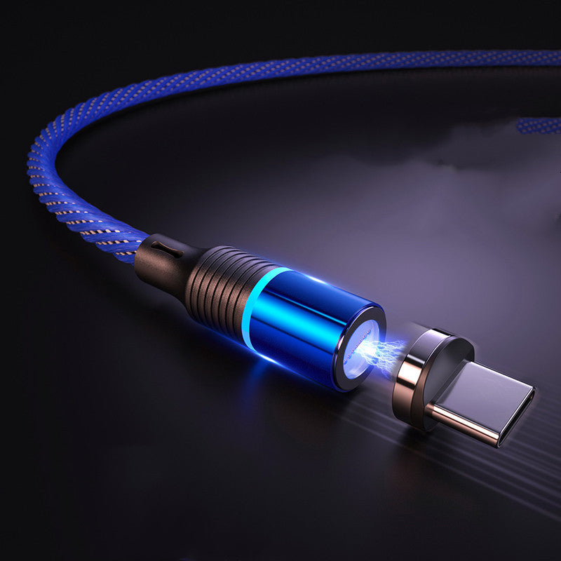 Data cable three-in-one magnetic charging cable