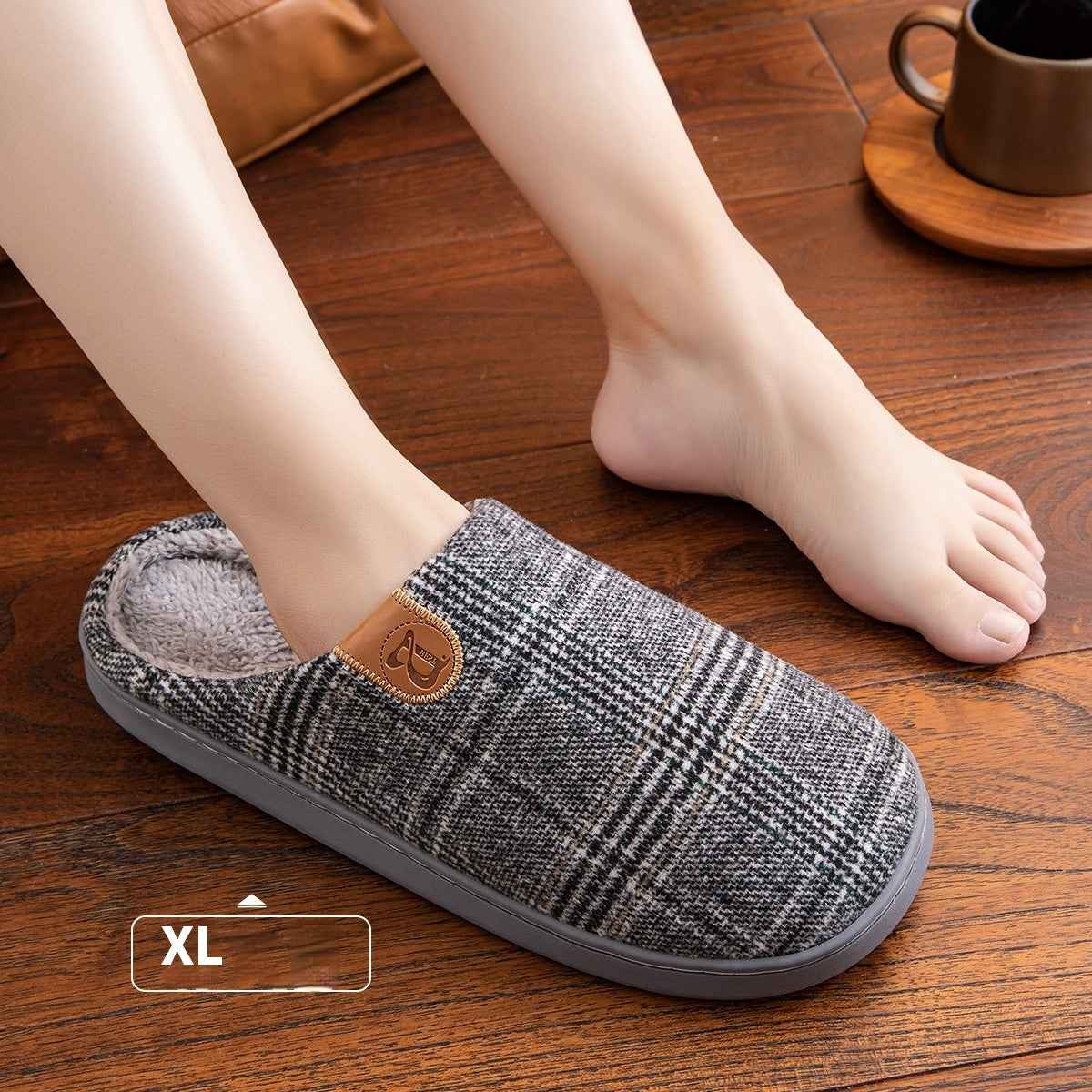 Indoor Cotton Slippers For Men.