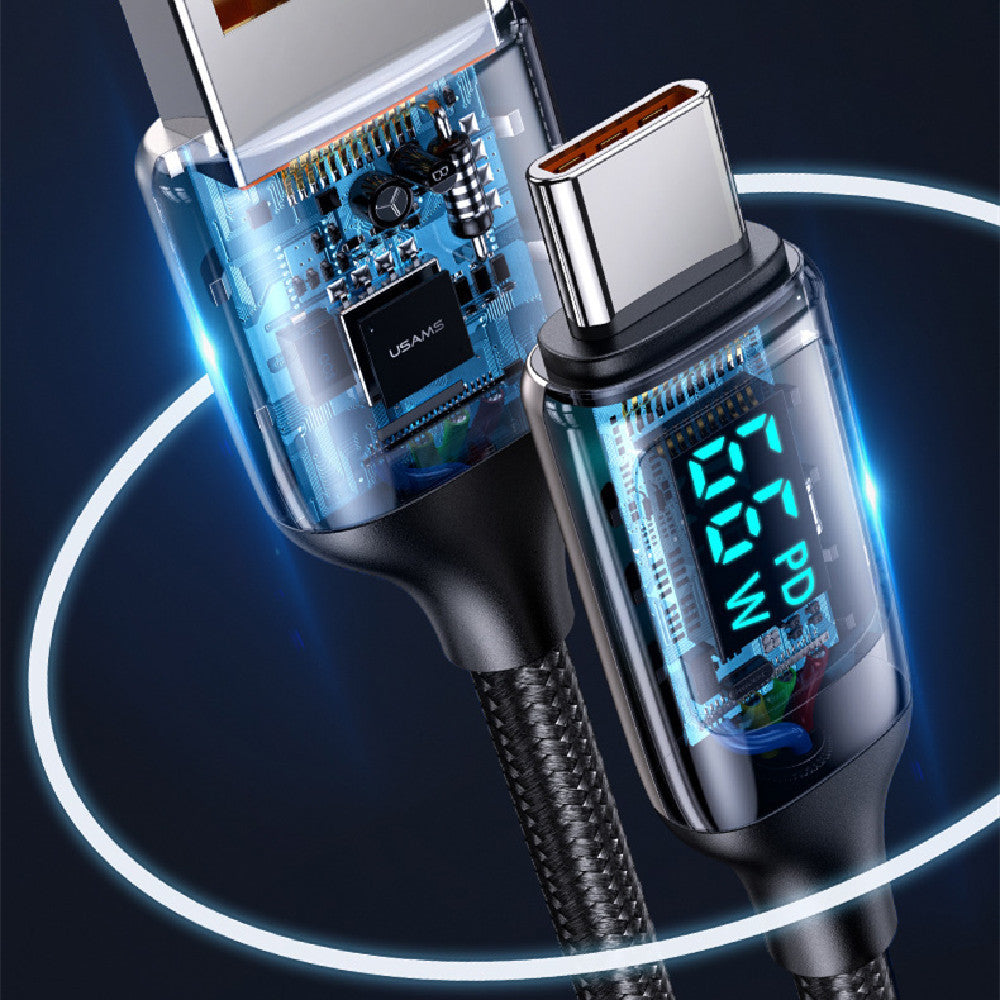 Fast Charging Digital Display Data Cable