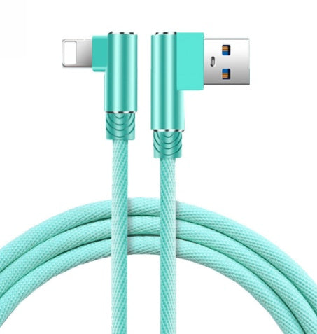 Double Elbow Fast Charging Mobile Phone Data Cable Mobile Game Charging Cable