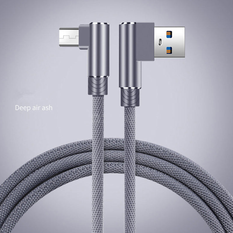 Double Elbow Fast Charging Mobile Phone Data Cable Mobile Game Charging Cable