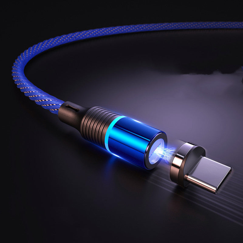 Data cable three-in-one magnetic charging cable