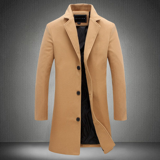 Autumn And Winter Coats of woolen for men.