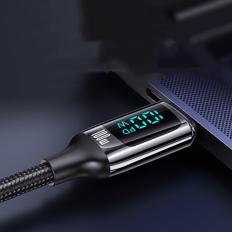 Fast Charging Digital Display Data Cable