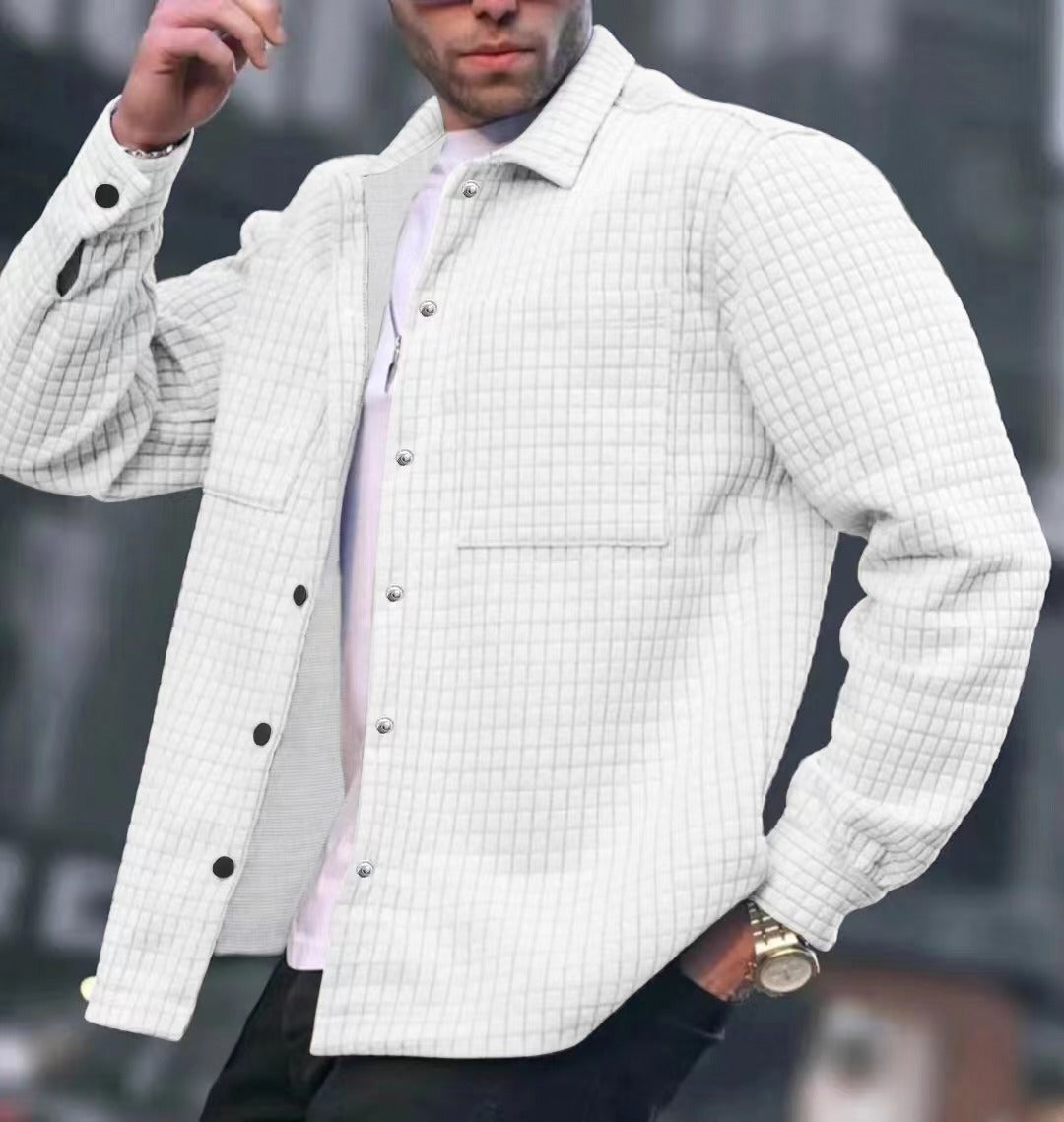 Men's Fashion Casual Large Size Long Sleeve Jacket