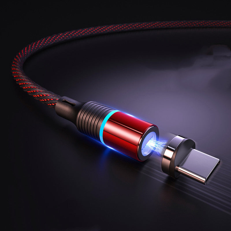 Data cable three-in-one magnetic charging cable