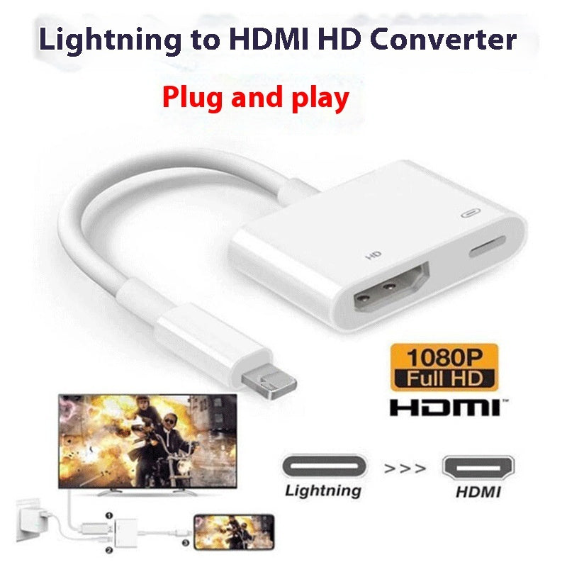 Samma skärm med mobiltelefon HD Converter Adapterkabel