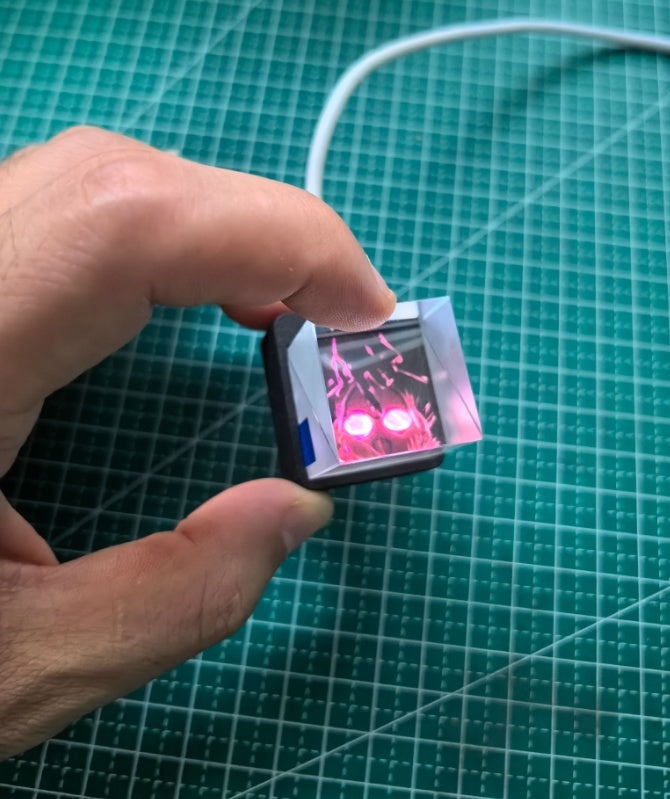 Trendig Mini Transparent WiFi Väderklocka Dekoration Display