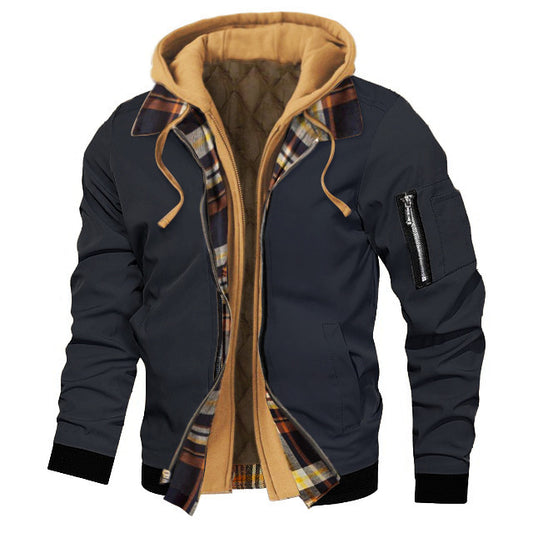 Autumn And Winter Thick Plus Sized Hoodie for men..