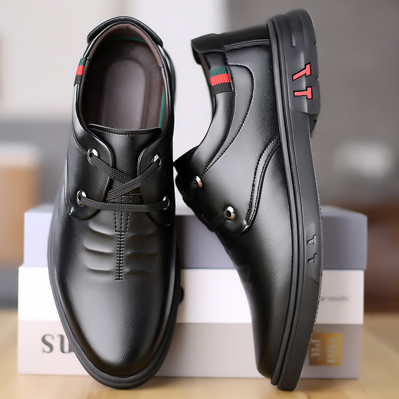 Soft Leather Casual Round Toe Leather Shoes